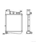 РАДИАТОР ВОДЕН ROVER MINI MK I (1991-) 1300 - NRF