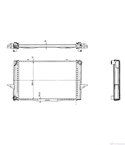 РАДИАТОР ВОДЕН VOLVO 850 (1991-) 2.5 - NRF