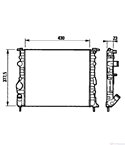 РАДИАТОР ВОДЕН RENAULT KANGOO (1997-) 1.2 - NRF