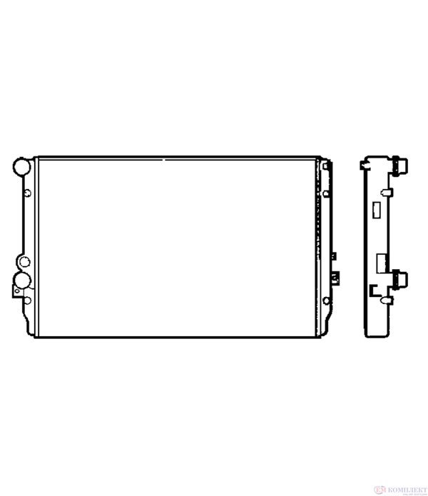 РАДИАТОР ВОДЕН SEAT LEON (1999-) 1.9 TDI - NRF