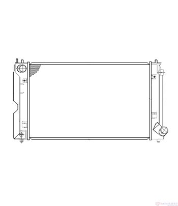 РАДИАТОР ВОДЕН TOYOTA COROLLA VERSO (2001-) 2.0 D-4D - NRF