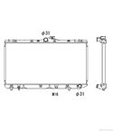 РАДИАТОР ВОДЕН TOYOTA COROLLA COMPACT (1992-) 2.0 D - NRF