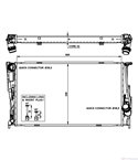 РАДИАТОР ВОДЕН BMW 1 SERIES E82 COUPE (2007-) 3.0 M - NRF