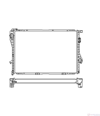 РАДИАТОР ВОДЕН BMW 5 SERIES E39 TOURING (1997-) 528 i - NRF
