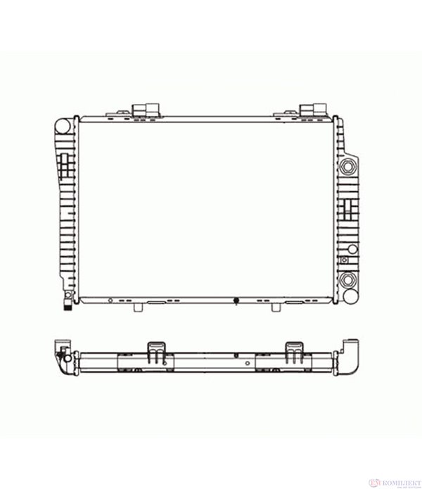 РАДИАТОР ВОДЕН MERCEDES C CLASS W202 (1993-) C 230 - NRF