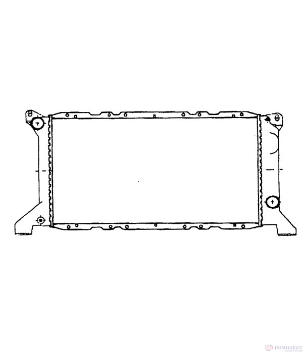 РАДИАТОР ВОДЕН FORD TRANSIT (1994-) 2.5 DI - NRF
