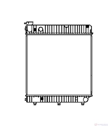 РАДИАТОР ВОДЕН MERCEDES T1TN 410 D (1981-) 410 D - NRF