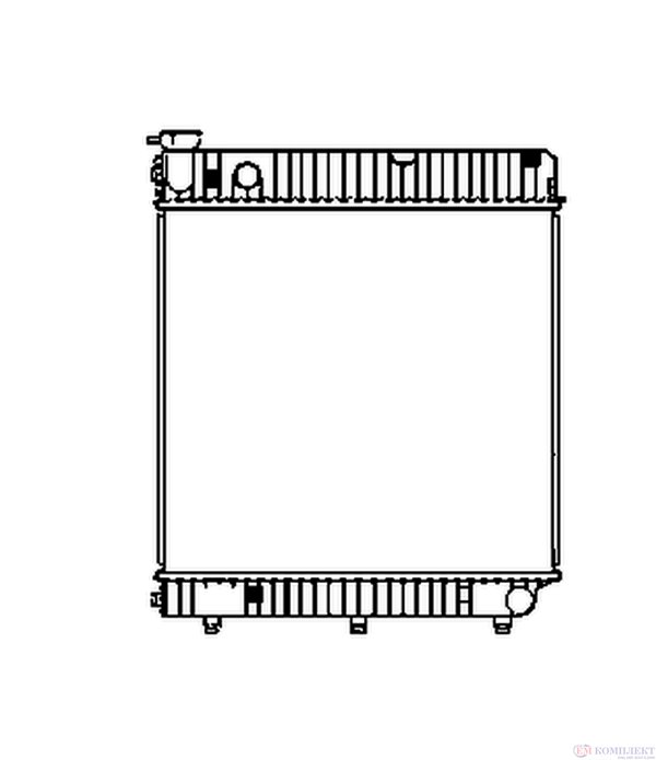 РАДИАТОР ВОДЕН MERCEDES T1/TN (1977-) 407 D - NRF
