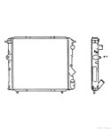 РАДИАТОР ВОДЕН RENAULT R 19 I (1988-) 1.7 - NRF