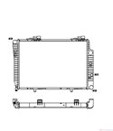 РАДИАТОР ВОДЕН MERCEDES C CLASS COMBI S202 (1996-) C 200 T D - NRF