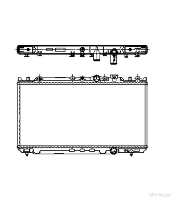РАДИАТОР ВОДЕН MAZDA 626 V (1997-) 2.0 Turbo DI - NRF