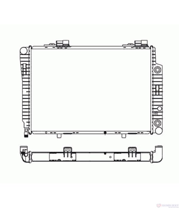 РАДИАТОР ВОДЕН MERCEDES C CLASS W202 (1993-) C 220 D - NRF