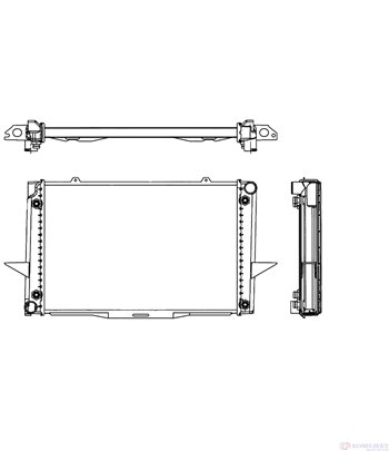 РАДИАТОР ВОДЕН VOLVO C70 I COUPE (1997-) 2.0 T - NRF