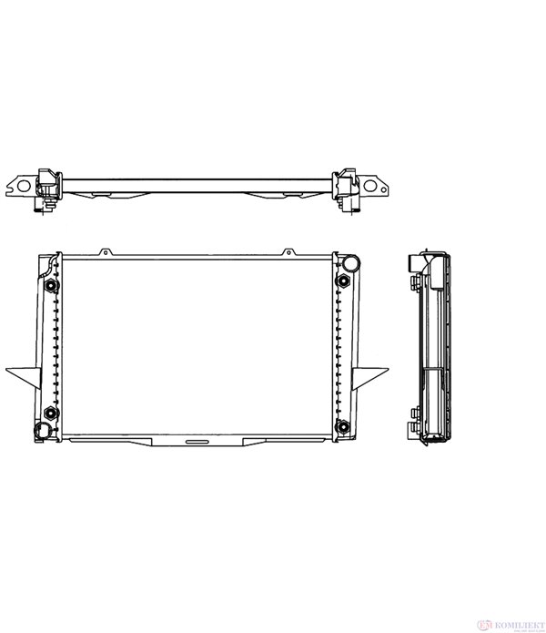 РАДИАТОР ВОДЕН VOLVO 850 (1991-) 2.3 T5-R - NRF