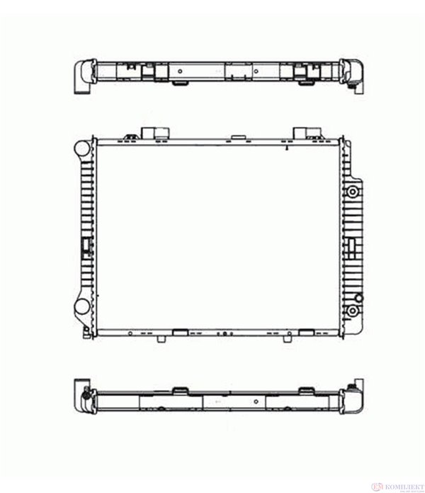 РАДИАТОР ВОДЕН MERCEDES E CLASS COMBI S210 (1996-) E 280 T - NRF