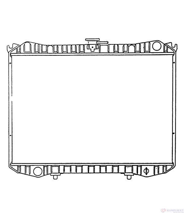 РАДИАТОР ВОДЕН NISSAN PICK UP (1985-) 2.5 D 4WD - NRF