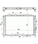 РАДИАТОР ВОДЕН ALFA ROMEO 156 (1997-) 1.9 JTD 16V - NRF