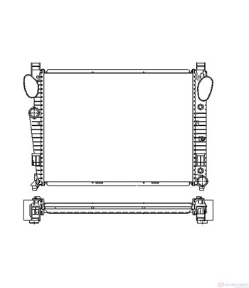 РАДИАТОР ВОДЕН MERCEDES S CLASS W220 (1998-) S 430 - NRF