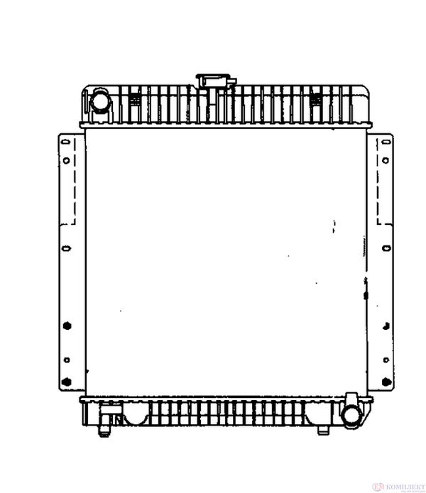 РАДИАТОР ВОДЕН MERCEDES O 309 (1968-) O 309 B - NRF