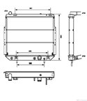 РАДИАТОР ВОДЕН JEEP GRAND CHEROKEE II (1998-) 3.1 TD - NRF