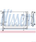 РАДИАТОР ВОДЕН AUDI A4 (1995-) 1.9 TDI quattro - NISSENS