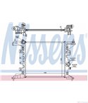 РАДИАТОР ВОДЕН OPEL MERIVA B (2010-) 1.4 LPG - NISSENS