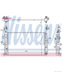 РАДИАТОР ВОДЕН OPEL MERIVA (2003-) 1.4 16V Twinport - NISSENS