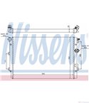 РАДИАТОР ВОДЕН SEAT ALHAMBRA (2010-) 2.0 TDI - NISSENS