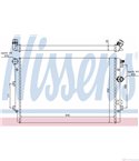 РАДИАТОР ВОДЕН VOLKSWAGEN TIGUAN (2007-) 2.0 TSI 4motion - NISSENS
