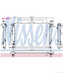 РАДИАТОР ВОДЕН KIA SORENTO (2009-) 2.4 CVVT - NISSENS