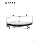 ФИЛТЪР КУПЕ VOLKSWAGEN CADDY III COMBI (2004-) 1.6 BiFuel - FILTRON