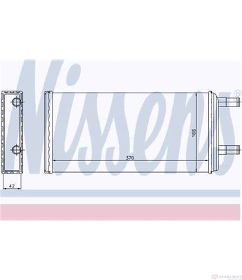 РАДИАТОР ПАРНО VOLVO F 12 (1977-) F 12/400,F 12/410 - NISSENS