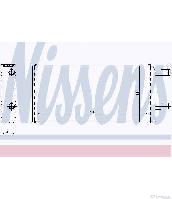 РАДИАТОР ПАРНО VOLVO F 16 (1987-) F 16/500 - NISSENS