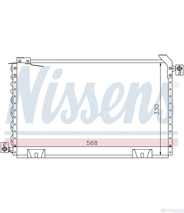 РАДИАТОР КЛИМАТИК TOYOTA CELICA (1993-) 2.0 i 16V - NISSENS