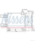 РАДИАТОР КЛИМАТИК VOLKSWAGEN LUPO (1998-) 1.4 FSI - NISSENS