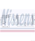 РАДИАТОР ПАРНО VOLKSWAGEN BORA COMBI (1999-) 2.0 4motion - NISSENS