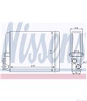 РАДИАТОР ПАРНО VOLVO S60 I (2000-) 2.4 Bifuel - NISSENS