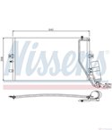 РАДИАТОР КЛИМАТИК SAAB 9-5 (1997-) 3.0 V6t - NISSENS