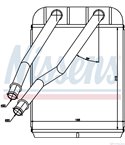 РАДИАТОР ПАРНО VOLKSWAGEN TOUAREG (2002-) 2.5 R5 TDI - NISSENS