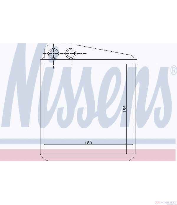 РАДИАТОР ПАРНО SKODA OCTAVIA COMBI (2004-) 2.0 TDI 16V - NISSENS