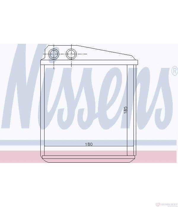 РАДИАТОР ПАРНО VOLKSWAGEN GOLF V (2003-) 2.0 FSI 4motion - NISSENS