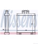 РАДИАТОР ПАРНО VOLKSWAGEN FOX (2003-) 1.2 - NISSENS