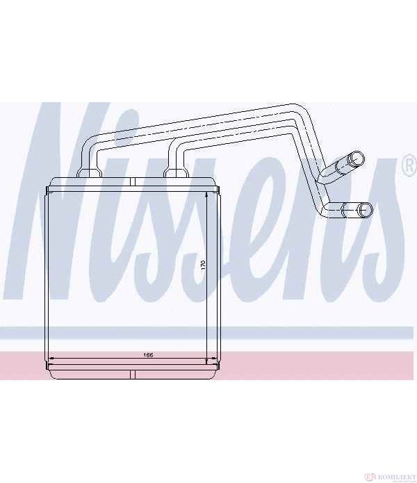 РАДИАТОР ПАРНО HYUNDAI ELANTRA SEDAN (2000-) 1.8 - NISSENS