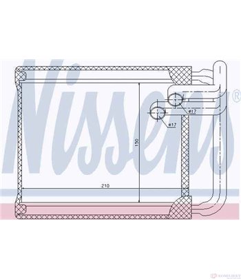 РАДИАТОР ПАРНО HYUNDAI I30 (2007-) 1.4 - NISSENS