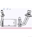 РАДИАТОР ПАРНО RENAULT LAGUNA (1993-) 2.2 dT - NISSENS