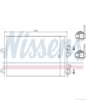 РАДИАТОР КЛИМАТИК NISSAN KUBISTAR (2003-) 1.5 dCi 85 - NISSENS