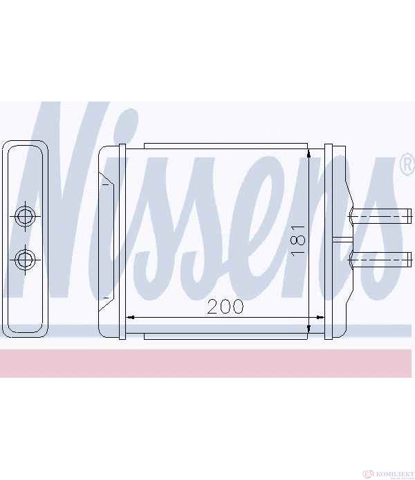РАДИАТОР ПАРНО DAEWOO EVANDA (2002-) 2.0 - NISSENS