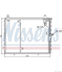 РАДИАТОР КЛИМАТИК MERCEDES E CLASS COUPE C124 (1993-) E 200 - NISSENS