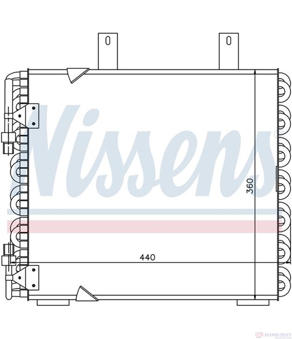 РАДИАТОР КЛИМАТИК BMW 3 SERIES E30 TOURING (1987-) 316 i - NISSENS