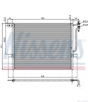 РАДИАТОР КЛИМАТИК BMW 3 SERIES E46 CABRIOLET (2000-) 318 Ci - NISSENS